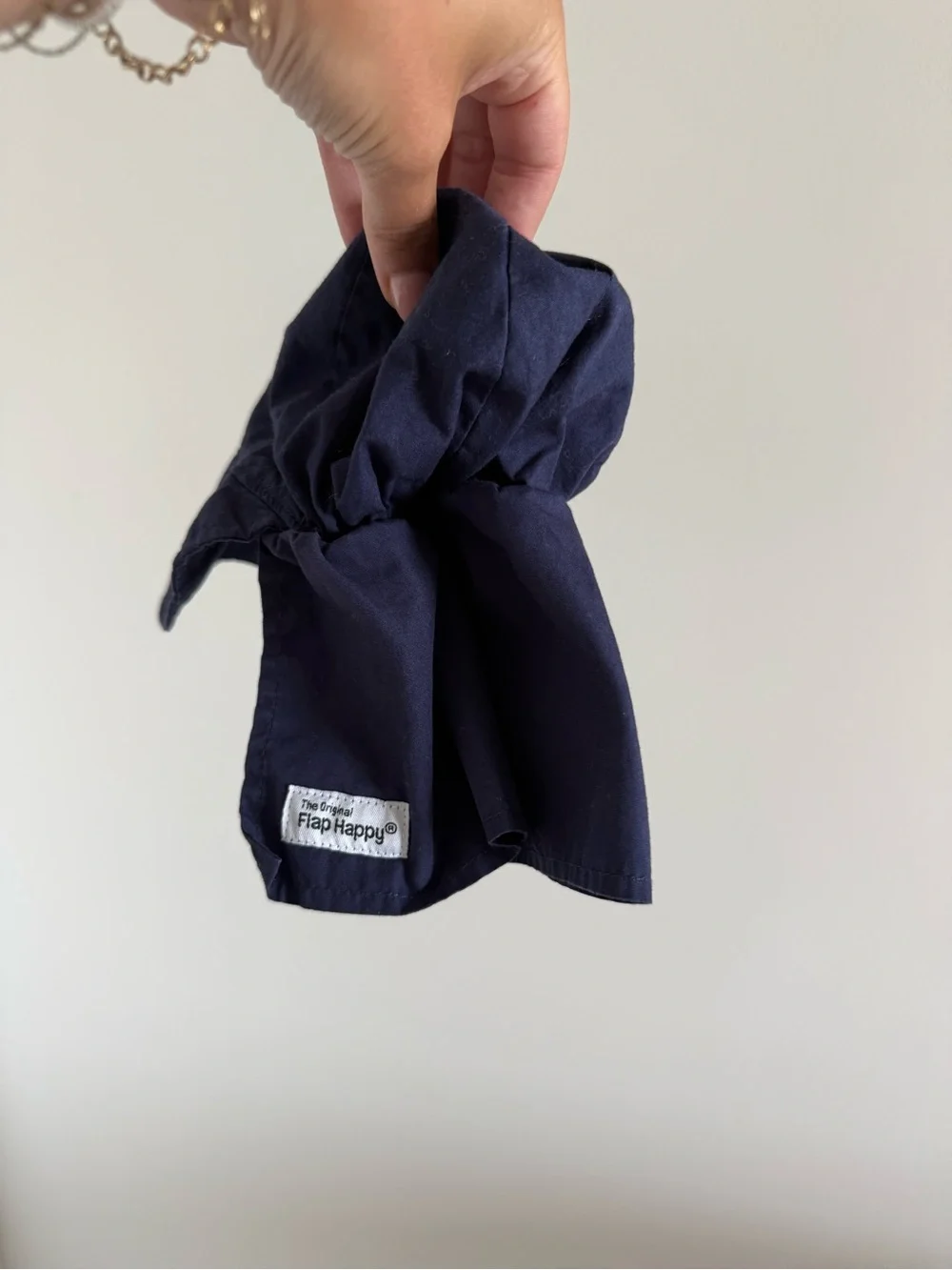 Flap Happy Navy Sun Hat for Baby Kids by Flap Happy Size XL